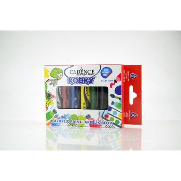 Cadence Kooky 15 ml 6'lı Guaj Boya