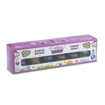 Cadence Kooky 30 ml 6'lı Kumaş Boyası