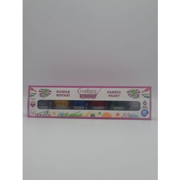 Cadence Kooky 30 ml 6'lı Kumaş Boyası