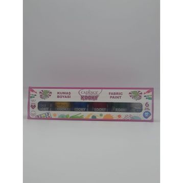 Cadence Kooky 30 ml 6'lı Kumaş Boyası