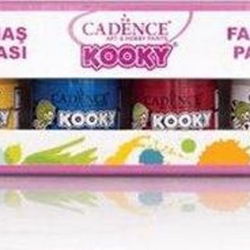 Cadence Kooky 30 ml 6'lı Kumaş Boyası