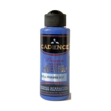 Cadence Koyu Turkuaz Su Bazlı 120 ml Ahşap Akrilik Boya