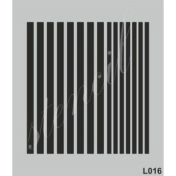 Cadence L016 21x25 cm Siyah Stencil Boyama Şablonu