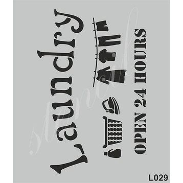 Cadence L029 21x25 cm Siyah Stencil Boyama Şablonu