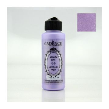 Cadence Lila 120ml Metalik Boya