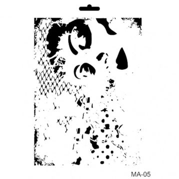Cadence MA05 Mix Media 21x29 cm Stencil Şablon