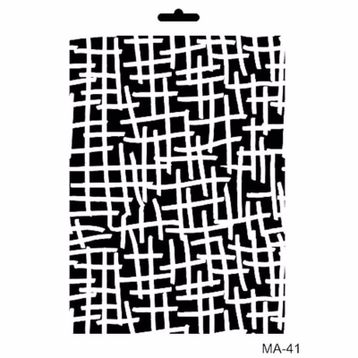 Cadence MA41 Mix Media 21x29 cm Stencil Şablon