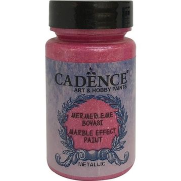 Cadence Marble Efect 90 ml 186 Pembe Metalik Mermerleme Boyası