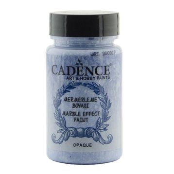 Cadence Marble Effect 90 ml 27 Mavi Opak Mermerleme Boyası