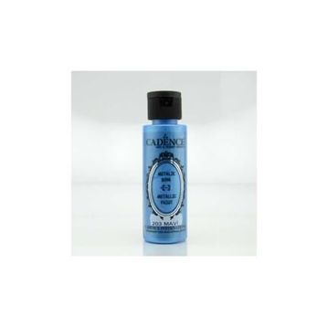 Cadence Metalik Sedefli Boya 70ml Mavi