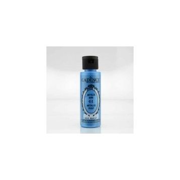 Cadence Metalik Sedefli Boya 70ml Mavi