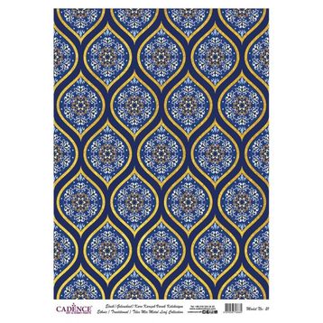 Cadence Model 21 Altın Varak 30x42 cm Pirinç Dekupaj Kağıdı