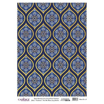 Cadence Model 21 Altın Varak 30x42 cm Pirinç Dekupaj Kağıdı