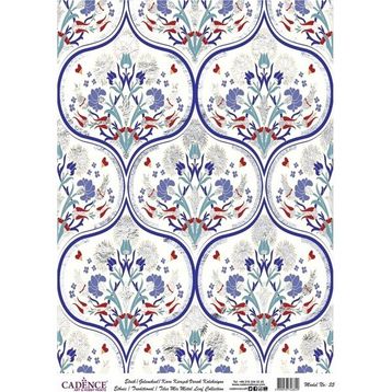 Cadence Model 35 Gümüş Varak Pirinç Dekopaj