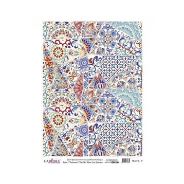 Cadence Model 41 Gümüş Varak Pirinç Dekopaj