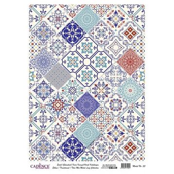 Cadence Model 53 Gümüş Varak Pirinç Dekopaj