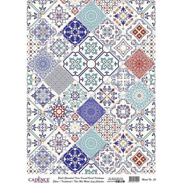 Cadence Model 53 Gümüş Varak Pirinç Dekopaj