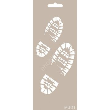 Cadence MU21 10x25 cm Mix Media Stencil Şablon