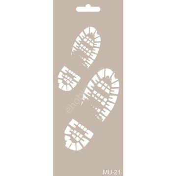 Cadence MU21 10x25 cm Mix Media Stencil Şablon