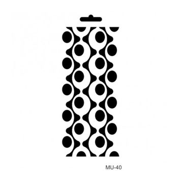Cadence MU40 10x25 cm Mix Media Stencil Şablon
