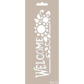 Cadence MU52 10x25 cm Mix Media Stencil Şablon