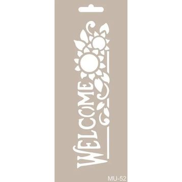 Cadence MU52 10x25 cm Mix Media Stencil Şablon