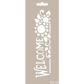 Cadence MU52 10x25 cm Mix Media Stencil Şablon