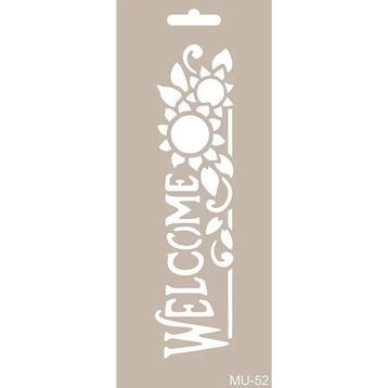 Cadence MU52 10x25 cm Mix Media Stencil Şablon