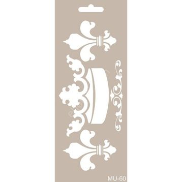 Cadence MU60 10x25 cm Mix Media Stencil Şablon