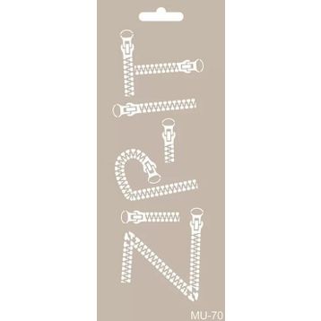 Cadence MU70 10x25 cm Mix Media Stencil Şablon