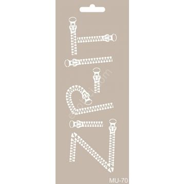 Cadence MU70 10x25 cm Mix Media Stencil Şablon