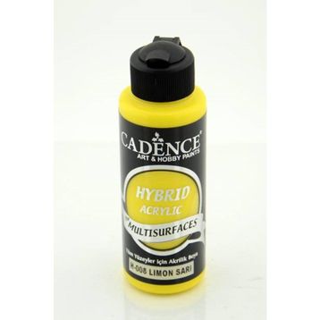 Cadence Multi Surface H008 Limon Sarı 120ml Hibrit Boya