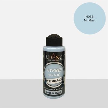 Cadence Multi Surface H036 M.Mavi 120ml Hibrit Boya