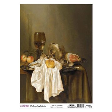 Cadence Natürmort Koleksiyonu SL013 30x42 cm Pirinç Dekupaj Kağıdı