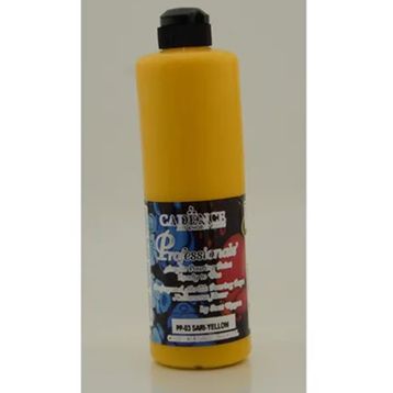 Cadence PP03 250 ml Sarı Profesyonel Hazır Pouring Boya