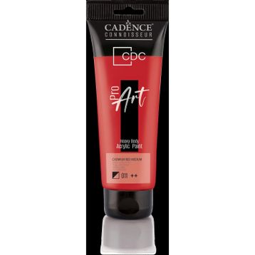 Cadence PR-011 Medıum Kadmiyum Kırmızı 120 ml Proart Heavy Body Akrilik Boya