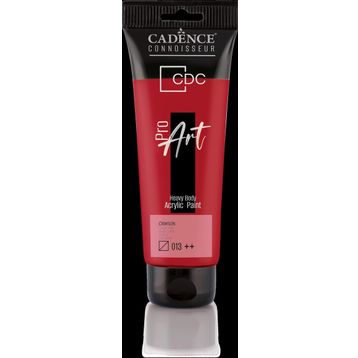 Cadence PR-013 Krimson Kırmızı 120 ml Proart Heavy Body Akrilik Boya
