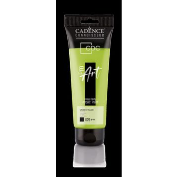 Cadence PR-029 Yeşilimsi Sarı 120 ml Proart Heavy Body Akrilik Boya