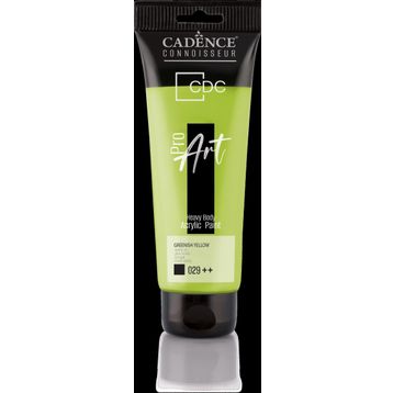 Cadence PR-029 Yeşilimsi Sarı 120 ml Proart Heavy Body Akrilik Boya