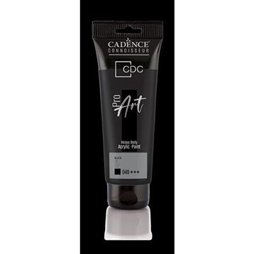 Cadence PR-049 Siyah 120 ml Proart Heavy Body Akrilik Boya
