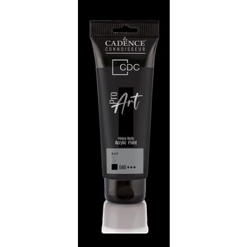 Cadence PR-049 Siyah 120 ml Proart Heavy Body Akrilik Boya