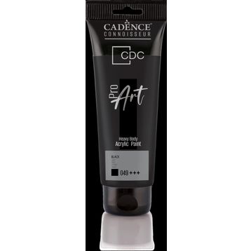 Cadence PR-049 Siyah 120 ml Proart Heavy Body Akrilik Boya