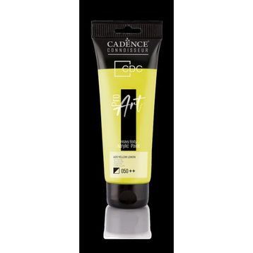 Cadence PR-050 Azo Limon Sarı 120 ml Proart Heavy Body Akrilik Boya
