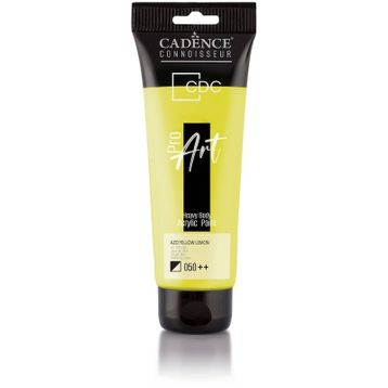 Cadence PR-050 Azo Limon Sarı 120 ml Proart Heavy Body Akrilik Boya