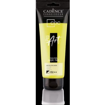 Cadence PR-050 Azo Limon Sarı 120 ml Proart Heavy Body Akrilik Boya