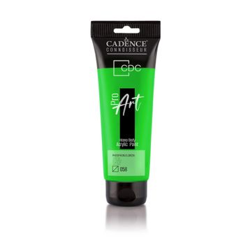 Cadence PR-058 Fosforlu Yeşil 120 ml Proart Heavy Body Akrilik Boya