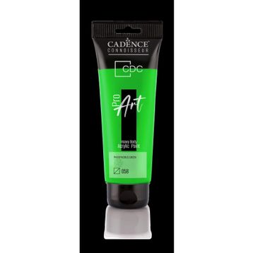 Cadence PR-058 Fosforlu Yeşil 120 ml Proart Heavy Body Akrilik Boya