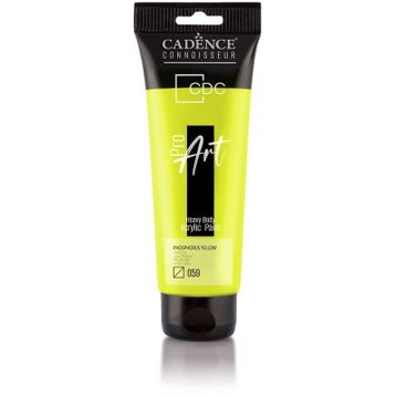 Cadence PR-059 Fosforlu Sarı 120 ml Proart Heavy Body Akrilik Boya