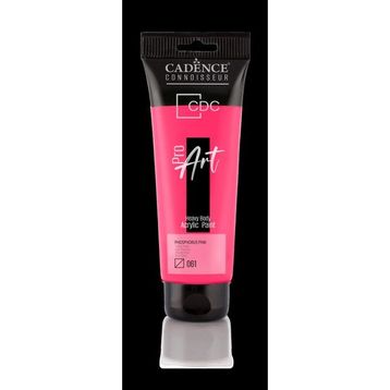 Cadence PR-061 Fosforlu Pembe 120 ml Proart Heavy Body Akrilik Boya