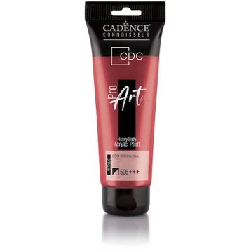 Cadence PRD-506 Dora Kırmızı 120 ml Proart Heavy Body Metalik Ultra Parlak Akrilik Boya